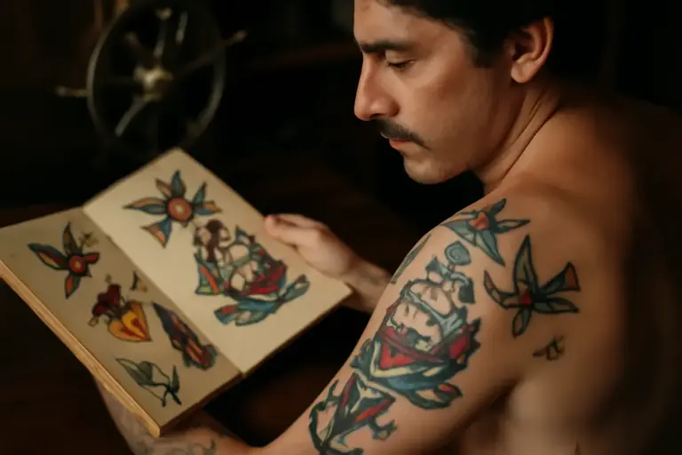 Tattoo old school italiani: dettagli poco noti su simboli marinari e colore