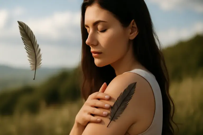 Cosa rappresenta un tatuaggio con piume? Il significato profondo che pochi conoscono davvero