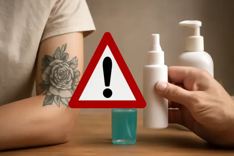 Tatuaggi e prodotti disinfettanti: attenzione a questi ingredienti che ritardano la guarigione