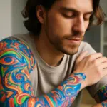 Tattoo psichedelici: motivi colorati che stimolano la fantasia anche negli stili contemporanei