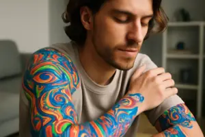 Tattoo psichedelici: motivi colorati che stimolano la fantasia anche negli stili contemporanei