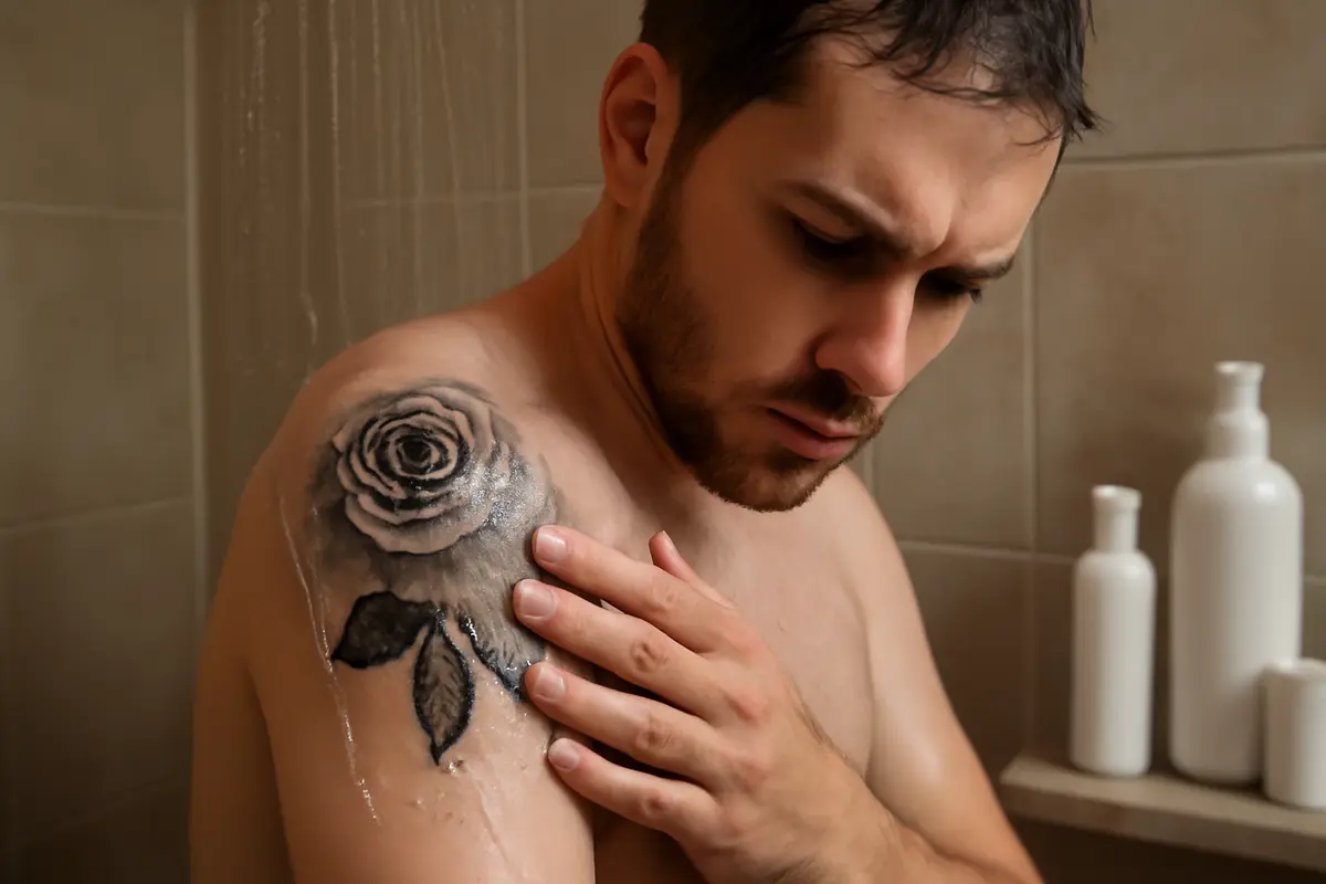 Doccia dopo un tatuaggio: le accortezze meno conosciute per evitare irritazioni e infezioni