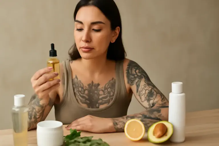 Tatuaggi e prodotti naturali: quali ingredienti scegliere per una cura sicura e delicata