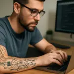 Motivi tech e circuiti nei tattoo: i dettagli che conquistano chi lavora nel mondo digitale