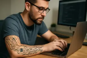 Motivi tech e circuiti nei tattoo: i dettagli che conquistano chi lavora nel mondo digitale