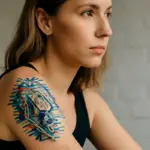 Tattoo glitch art: particolarità digitali che trasformano il classico disegno in opera moderna