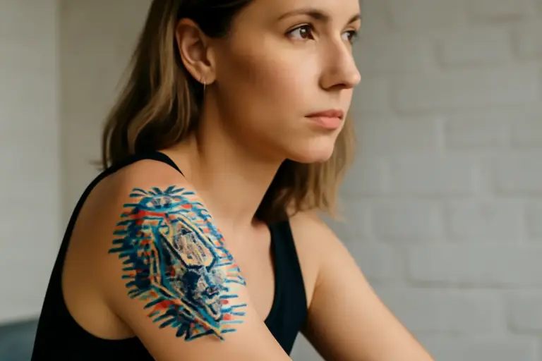 Tattoo glitch art: particolarità digitali che trasformano il classico disegno in opera moderna