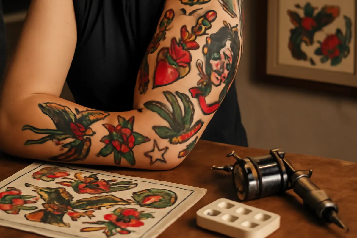 Storia del tatuaggio old school americano: dettagli artistici che lo distinguono dagli altri stili
